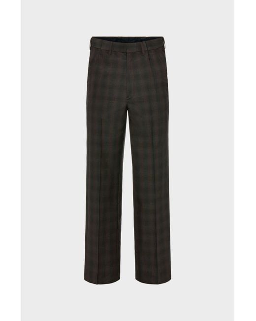 Maison Margiela Black Wool Trousers for men