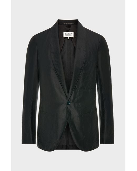 Maison Margiela Black Cotton Blazer for men