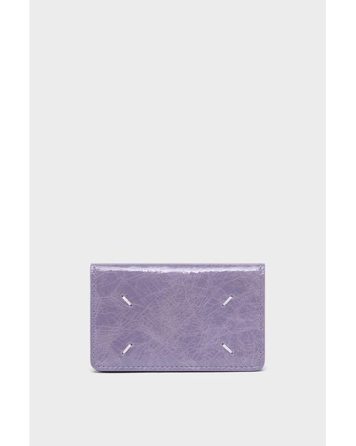 Maison Margiela Purple Clip Card Holder