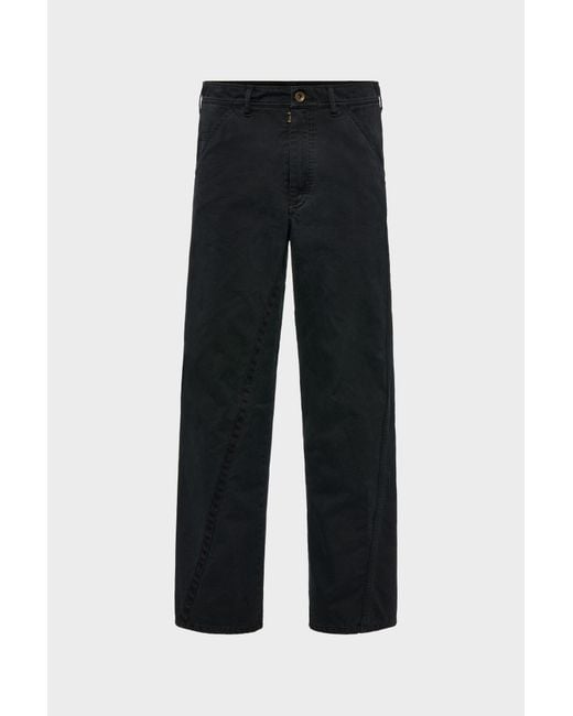 Maison Margiela Black Cotton Trousers for men