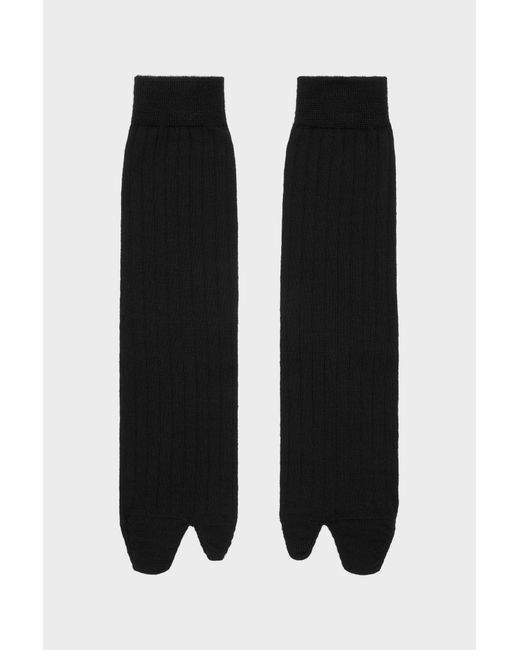 Maison Margiela Black Tabi Socks for men