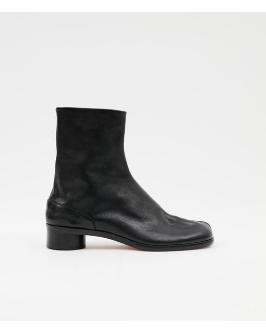 Maison Margiela Black Tabi Ankle Boots for men