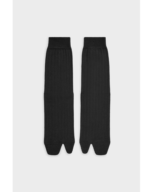 Maison Margiela Black Tabi Socks