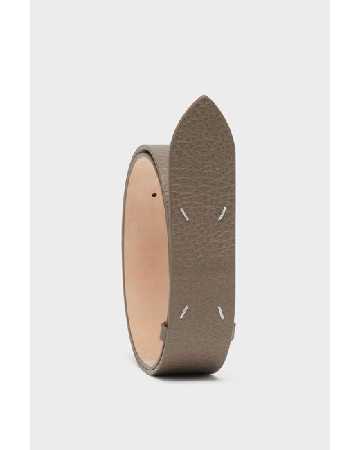 Maison Margiela White Four Stitches Belt