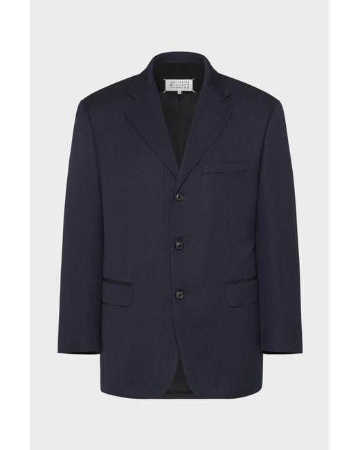 Maison Margiela Blue Work-In-Progress Blazer for men