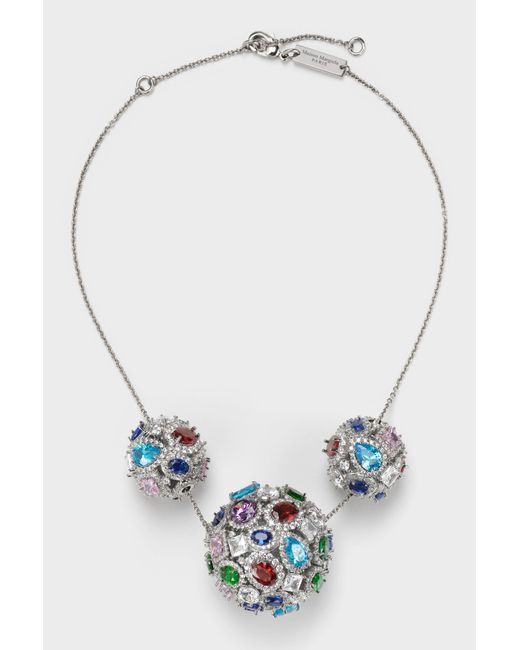 Maison Margiela Blue Cluster Show Spheres Necklace