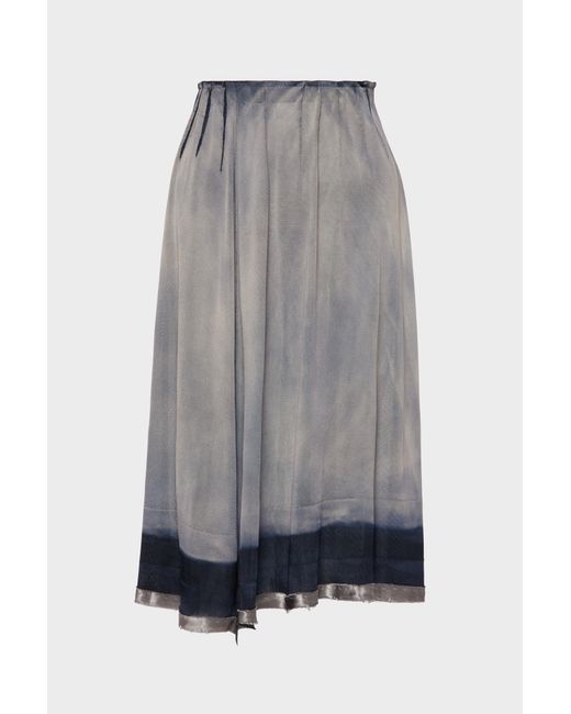 Maison Margiela Gray Sun-Faded Midi Skirt
