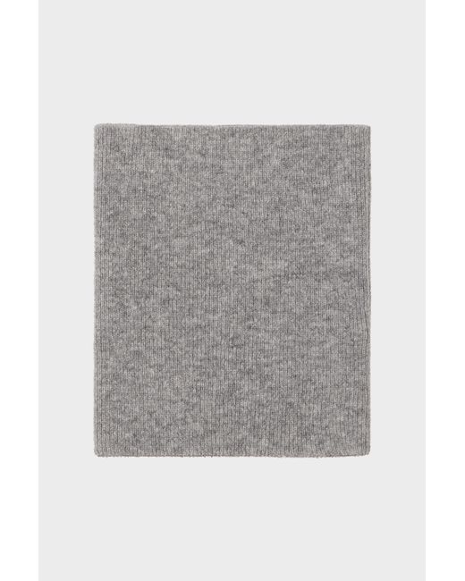 Maison Margiela Gray Wool Scarf