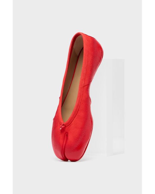 Maison Margiela Red Tabi Ballerina
