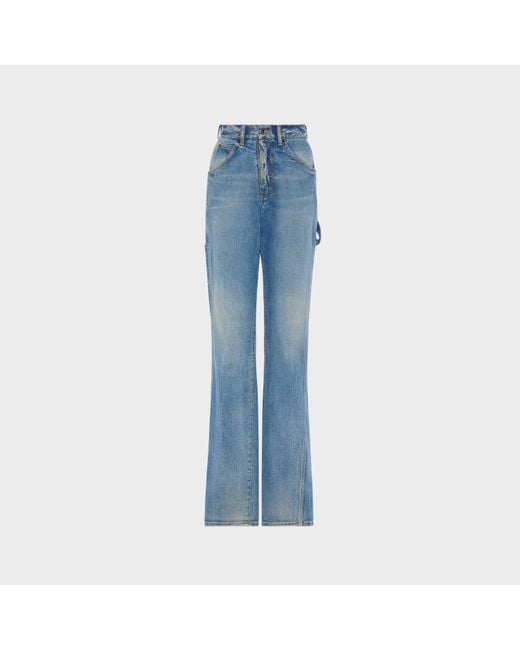 Maison Margiela Blue Straight-Leg Jeans