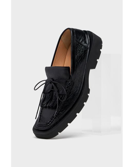 Maison Margiela Black Level Fringed Loafer