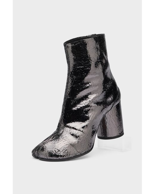 Maison Margiela Black Stivaletti Tabi Broken Mirror
