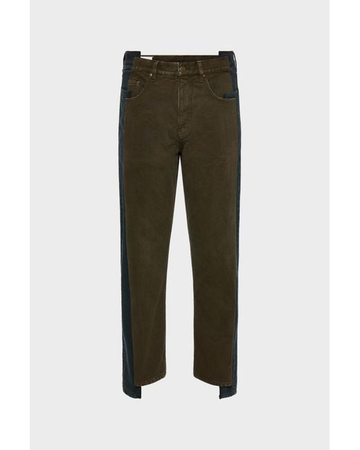 Maison Margiela Green Straight-Leg Jeans for men