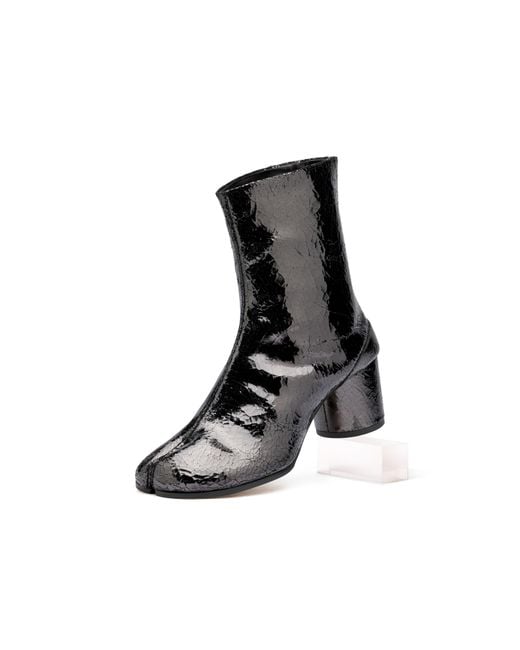 Maison Margiela Black Stivaletti Tabi Broken Mirror