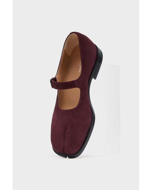 Maison Margiela Purple Tabi Mary-Janes