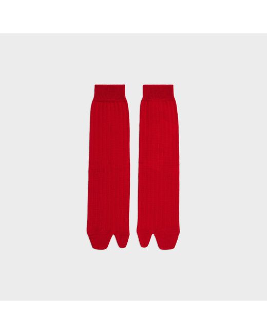 Maison Margiela Red Tabi Socks