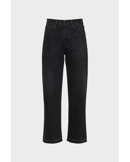 Maison Margiela Black Straight-Leg Jeans for men