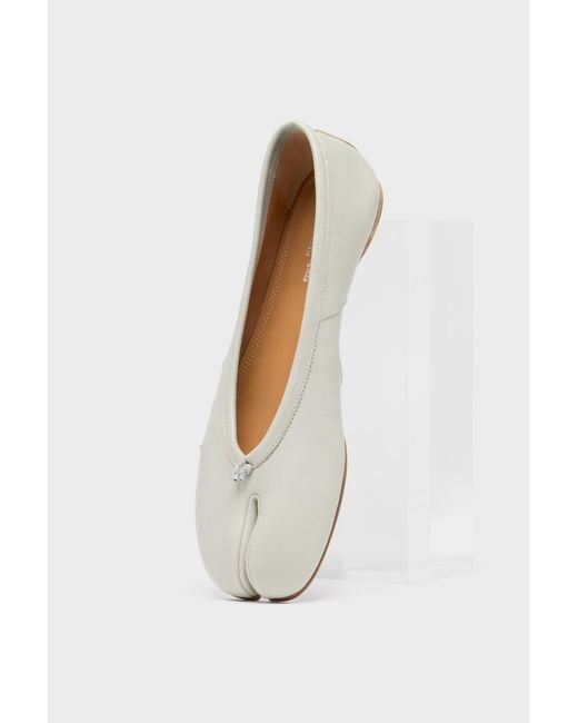 Maison Margiela White Tabi Ballerina