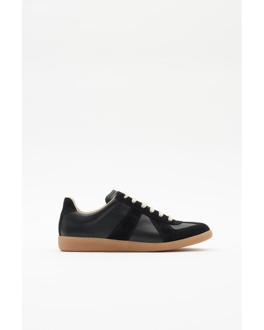 Maison Margiela Black Replica Sneakers for men