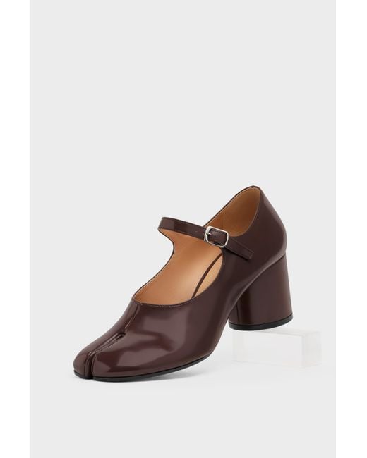 Maison Margiela Brown Tabi Mary-Janes