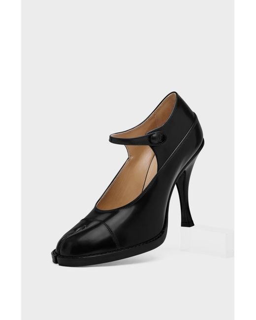 Maison Margiela Black Tabi Bourgeoise Pump