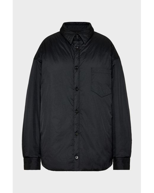 Maison Margiela Black Padded Shirt Jacket