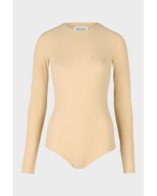 Maison Margiela White Technical Jersey Bodysuit
