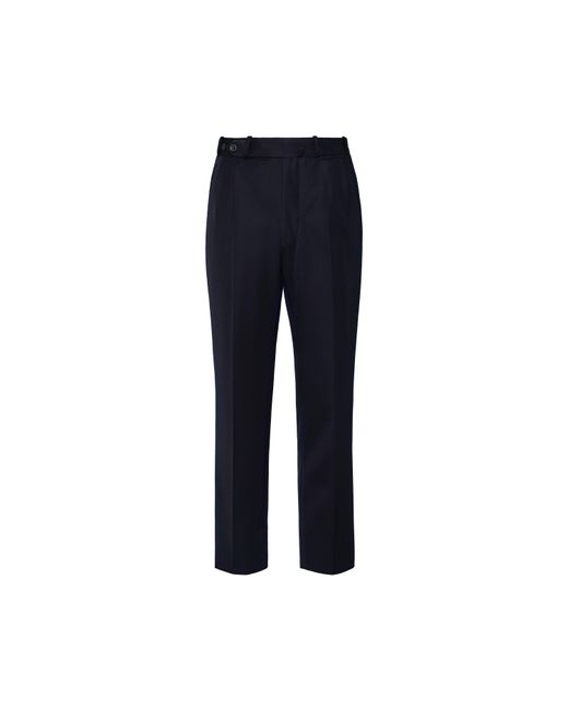 Maison Margiela Blue Wool Trousers for men
