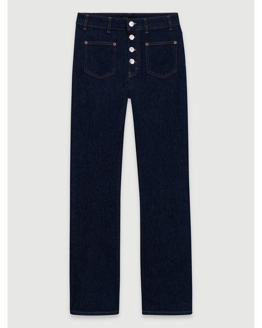 Maje White Denim Jeans With Pockets