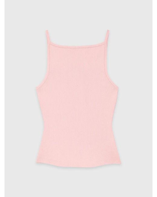 Maje Natural High Straight-Neck Top
