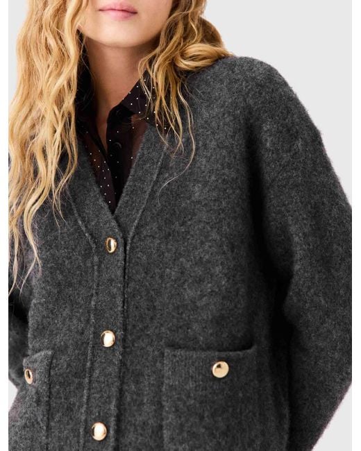 Maje Blue Yak Cardigan