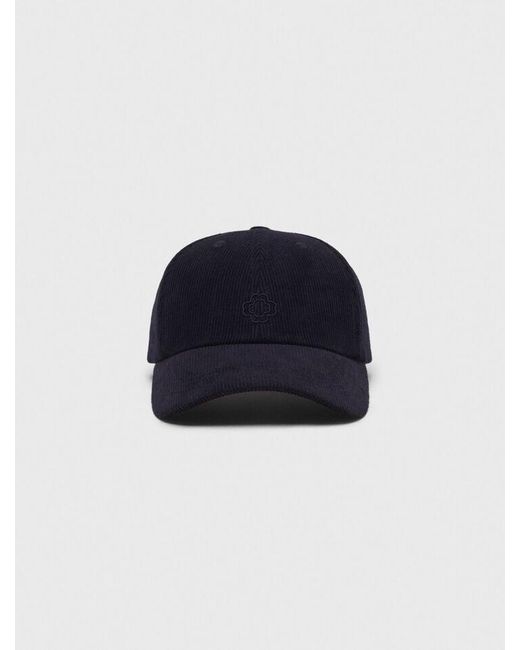 Maje Blue Corduroy Cap