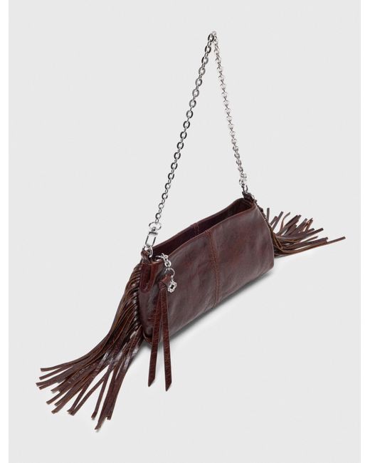 Pochette Miss M Pouch En Cuir Vernis Maje en coloris Multicolor