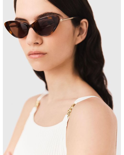 Maje Pink Cat-Eye Sunglasses