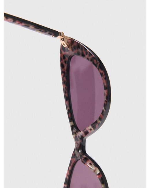 Maje Purple Cat-Eye Sunglasses