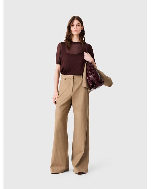 Maje Natural Suit Trousers