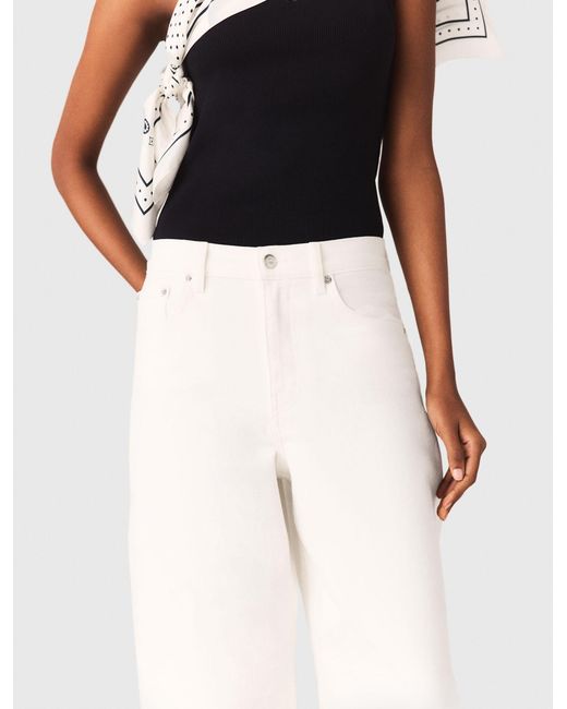 Maje White Balloon Jeans