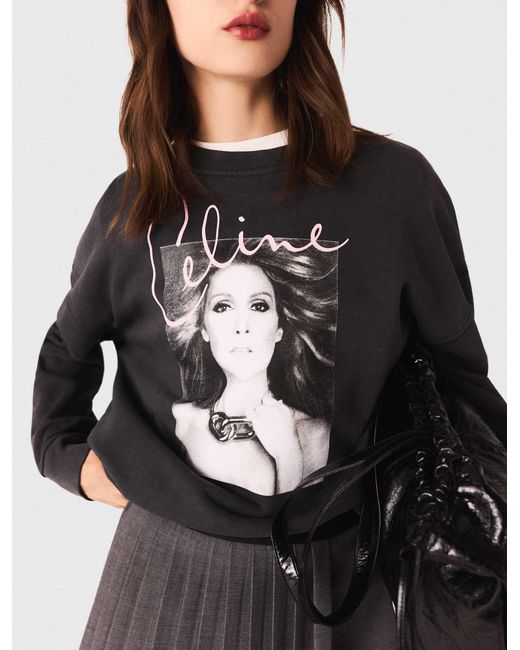 Maje Black X Céline Dion Sweatshirt
