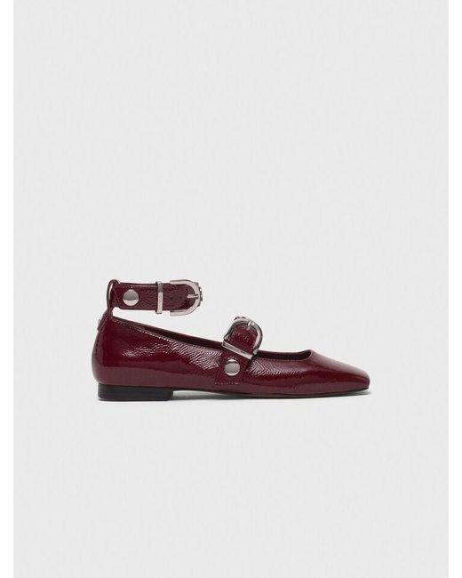 Maje Red Babies Aus Leder Mit Studs