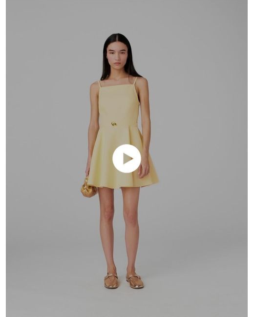 Maje Natural Strappy Flared Dress