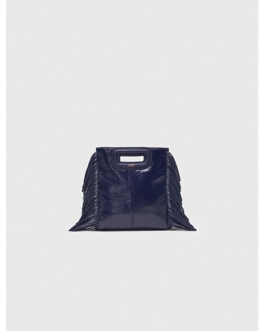 Sac M Mini En Cuir Naplak Maje en coloris Blue