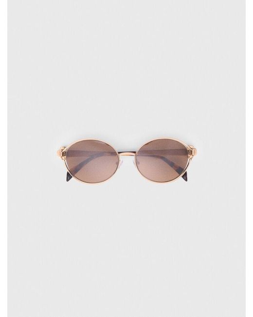 Maje Pink Round Sunglasses
