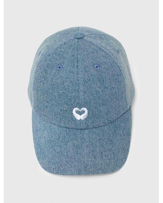 Maje Blue Denim Cap