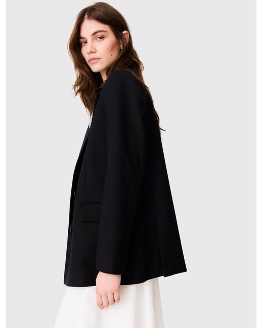 Maje Black Double-Breasted Jacket