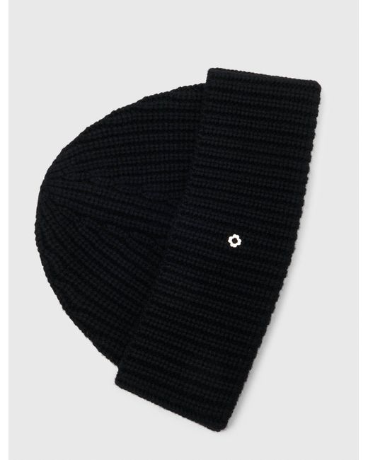 Maje Blue Wool And Cashmere Hat