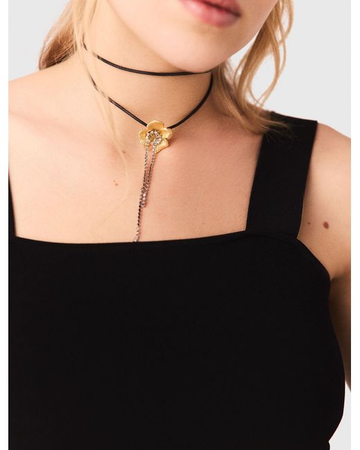 Maje White Flower Necklace