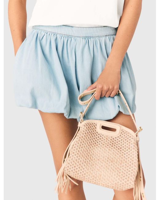 Maje Natural Miss M Mini Net Bag