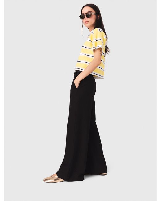 Maje Pink Flared Trousers