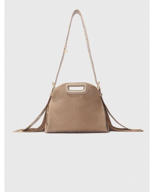 Maje Natural Miss M Mini Veloursleder