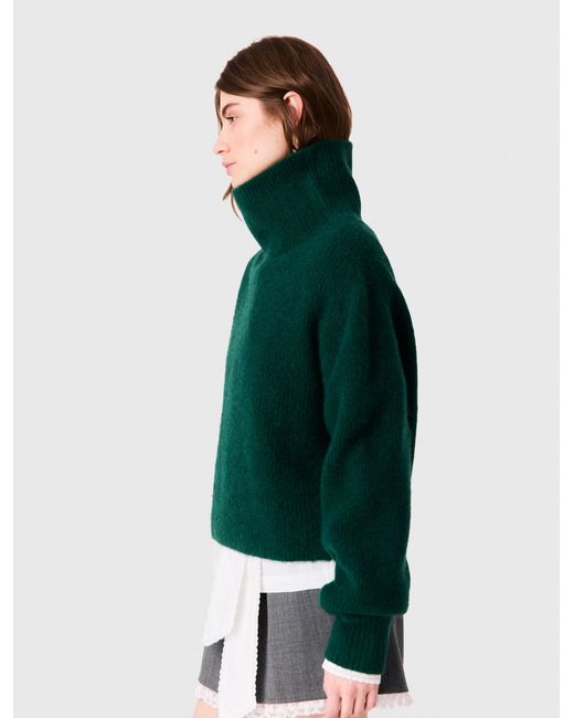 Pull En Yack Maje en coloris Green
